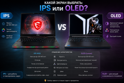 Как выбрать экран ноутбука?